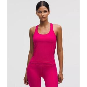 Swiftly Tech Racerback Tank Top 2.0 Waist Length - Calypso Pink